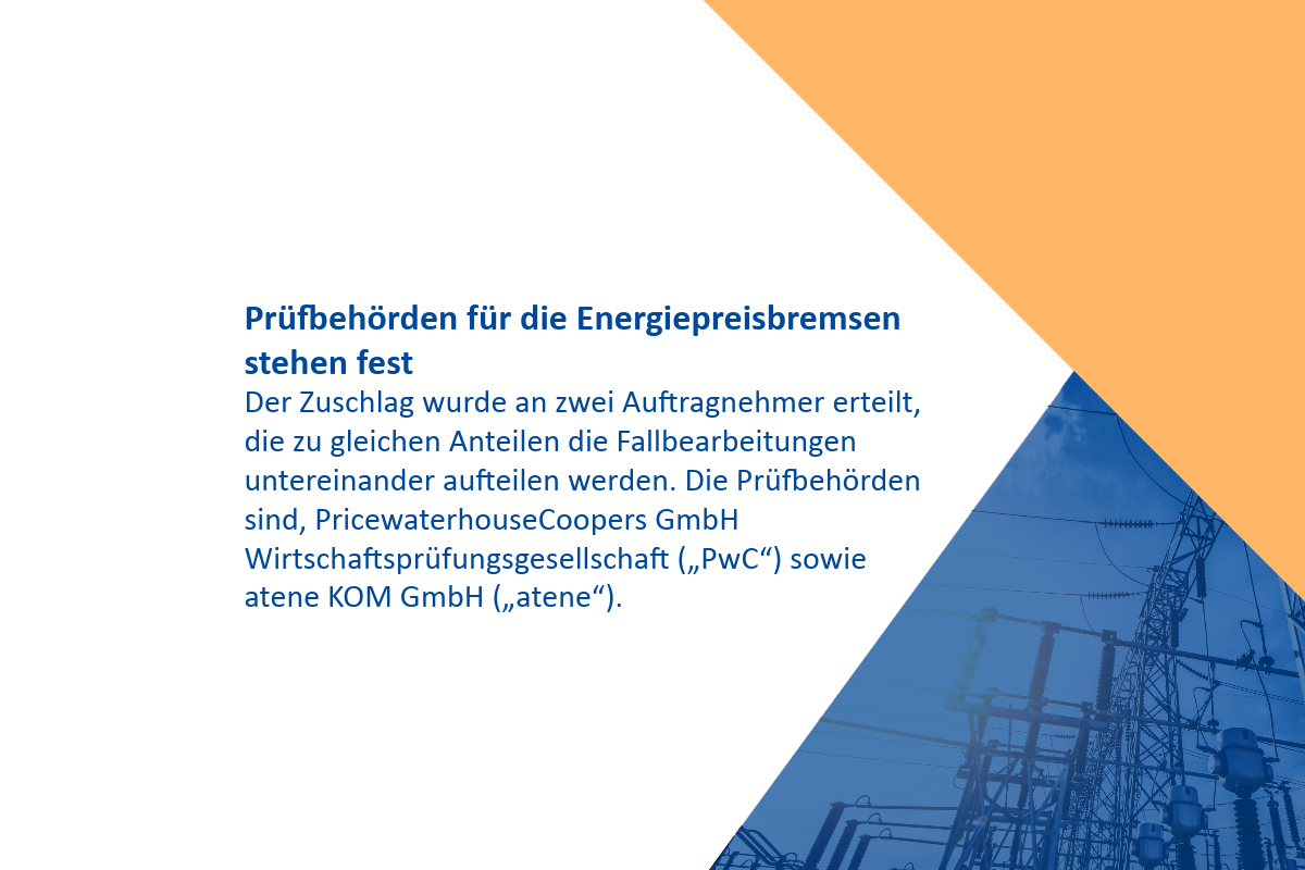 Prüfbehörden Für Die Energiepreisbremsen Stehen Fest – Cp Energie